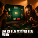 Permainan poker IDN Play Fast Fold tengah berlangsung